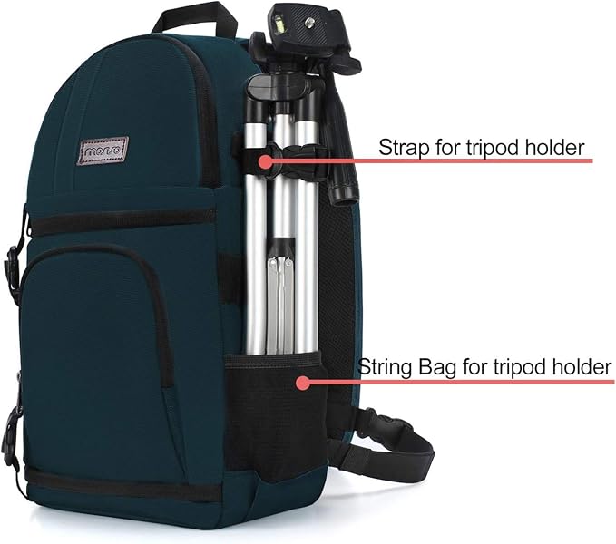 MOSISO Camera Sling Bag, DSLR/SLR/Mirrorless Camera Backpack Case Shockproof - Image 3
