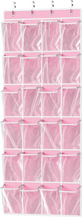 Simple Houseware 24 Pockets Large Clear Pockets Over The Door Hanging Shoe by SimpleHouseware