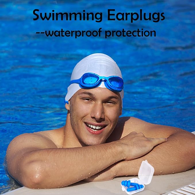 200 Pairs Ear Plugs for Sleeping Noise Cancelling, Reusable Silicone Sound - Image 5
