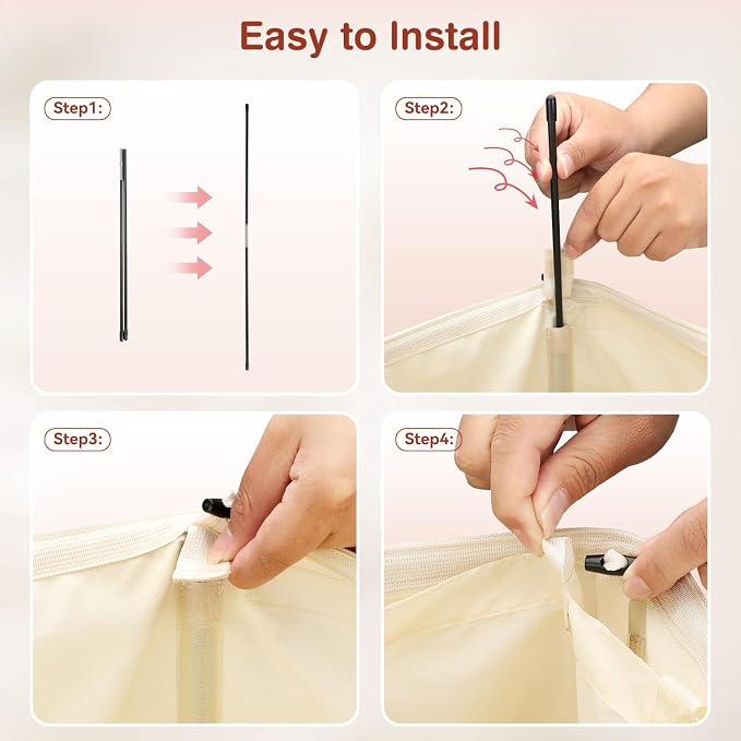 Voova 154L Double Laundry Hamper - Image 3