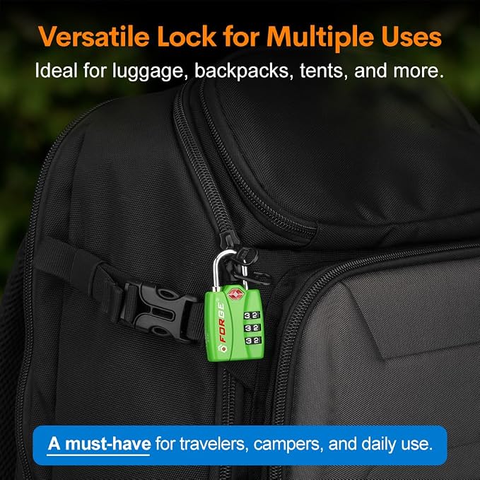 Forge TSA Luggage Combination Lock - Image 6