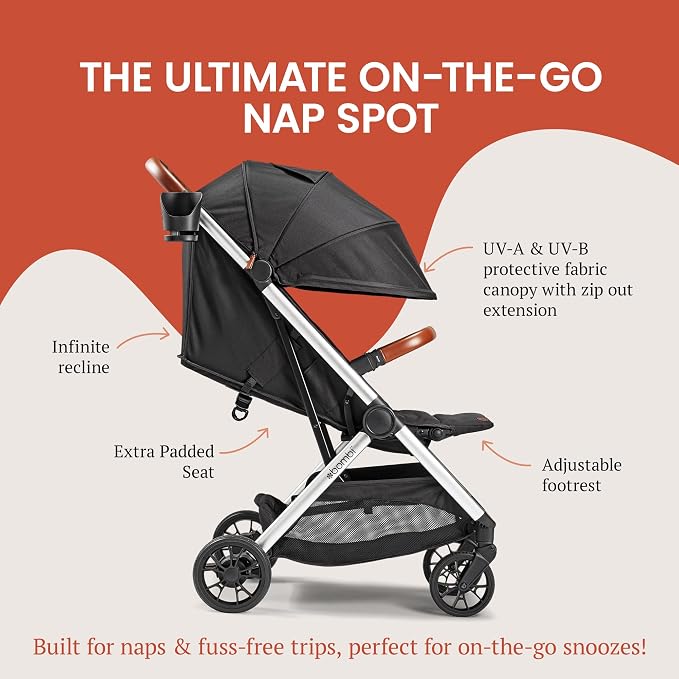 Bombi Bēbee V2 Lightweight Baby Stroller - Image 6