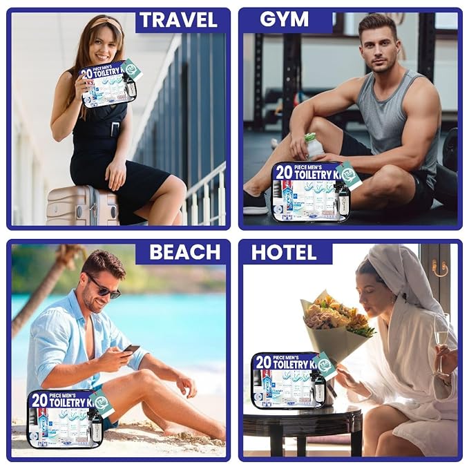 Trektote Bulk Hygiene Kit For Men And Women – 20 Piece Set Of Travel Size - Image 7