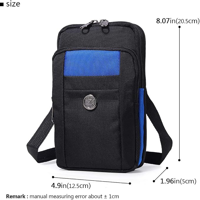 Senient Wolf Waterproof Nylon Multifunctional Phone Crossbody Bag - Image 2