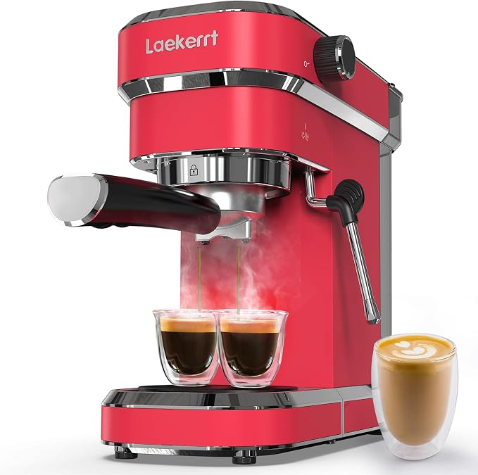 Espresso Machine 20 Bar, Professional Espresso Maker by laekerrt