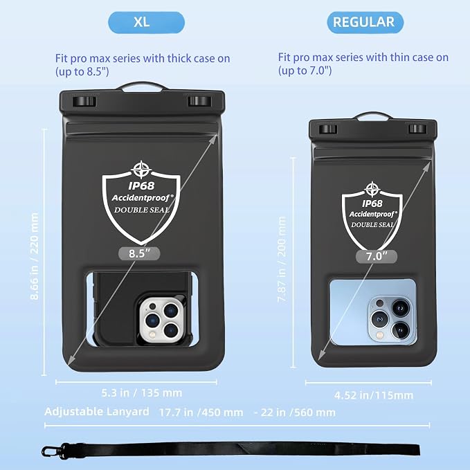 AiRunTech Waterproof Phone Pouch, Floating Waterproof Phone Case - Image 7