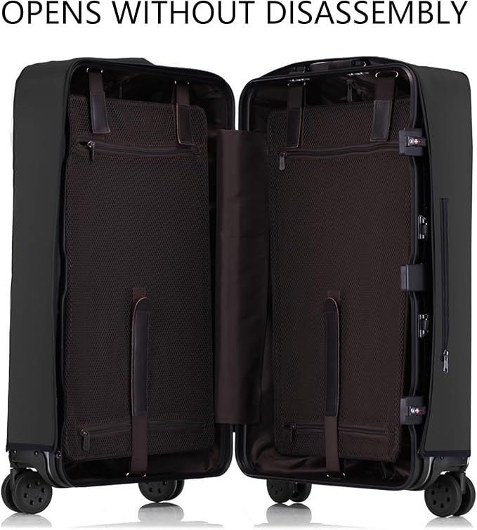 Transparent PVC Suitcase Cover, No Disassembly Required Clear Luggage Protector - Image 5