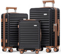 SHOWKOO Luggage Sets 3 Piece Hardside Expandable Suitcase by SHOWKOO