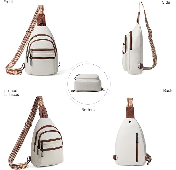 Sling Bag for Women Crossbody Bags Fanny Pack Sling Purse Backpack Vegan - Image 5