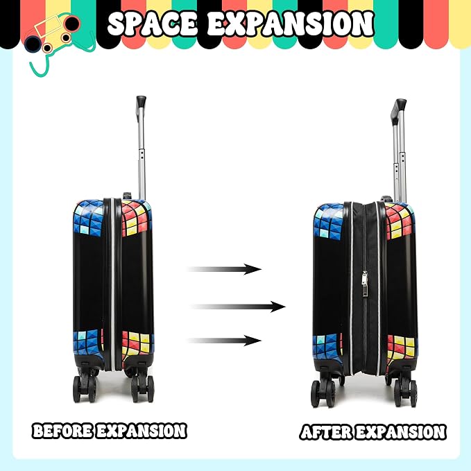 Kid’s Luggage Set 5 Piece Suitcase Set 16’’ Hardside Luggage - Image 6