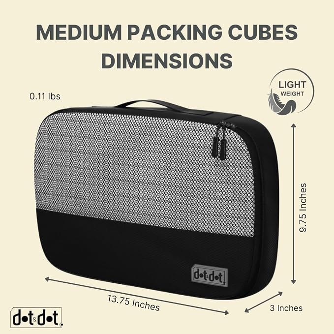 Medium Packing Cubes for Suitcases - Image 3
