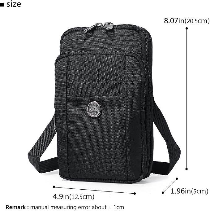 Water-Resistant Oxford Fabric Multifunction Smart Phone Bag /Case, One Shoulder - Image 2