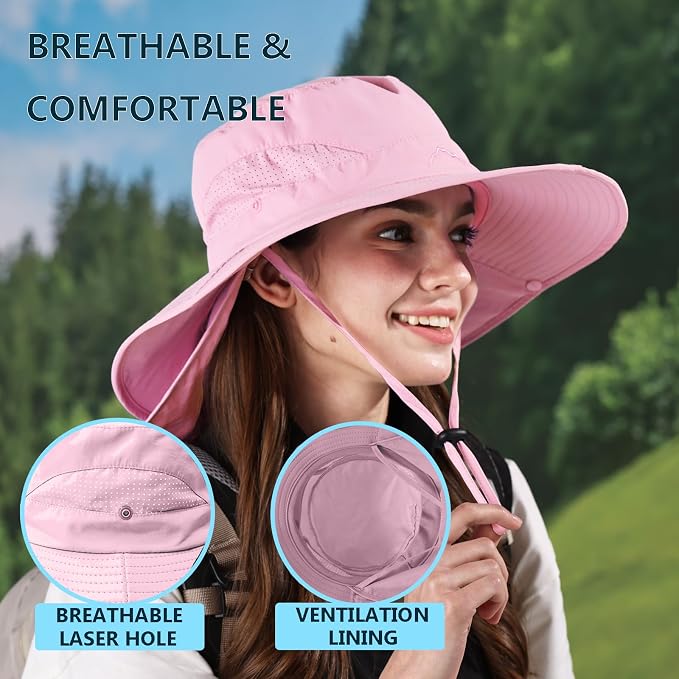 ZOORON Sun Hat for Men Women Fishing Hat - Image 4