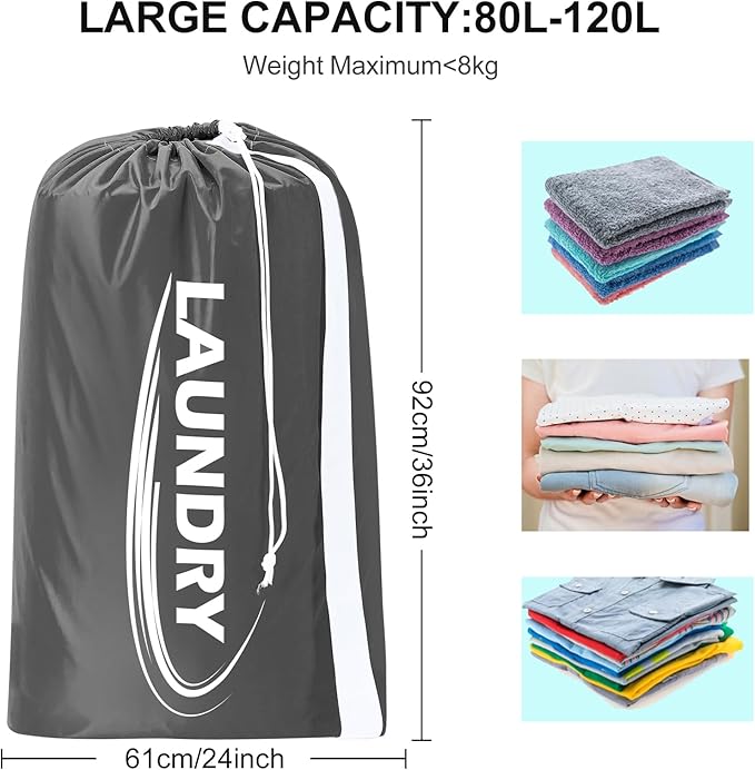 Sylfairy 2 Pack XL Laundry Bag - Image 6