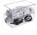 Yesesion Clear Plastic Storage Bins by Yesesion