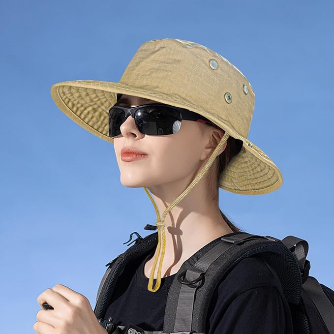 Sun Hats for Men Women Boonie Hat Foldable Fishing Hat UPF 50+ Bucket Hat for - Image 6