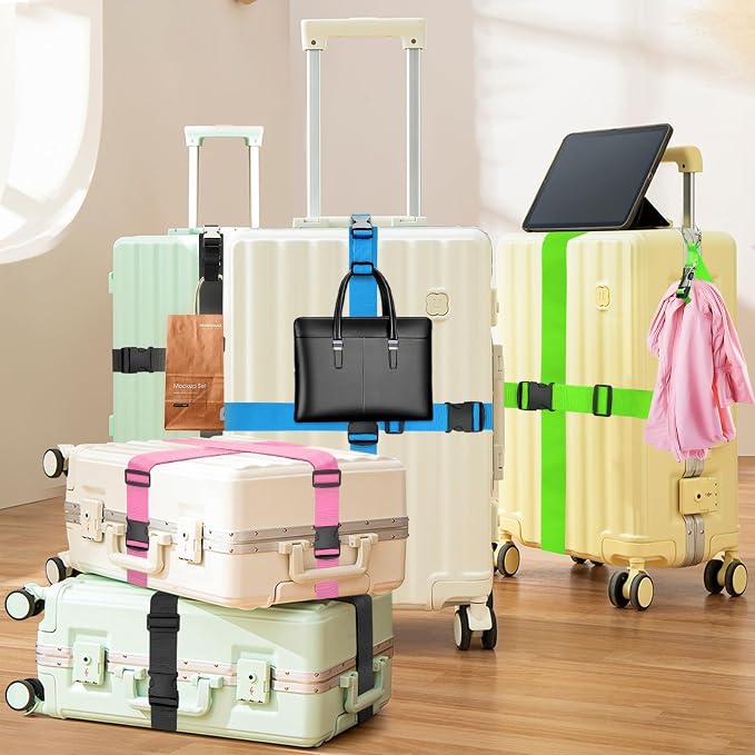 BILIONE 3Pcs Luggage Straps Set - Image 2