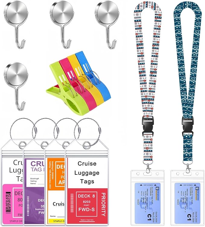 Cruise Ship Essentials, Magnetic Hooks by ANNISITE