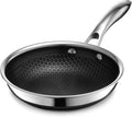 HexClad Hybrid Nonstick 7-Inch Frying Pan, Stay-Cool Handle, Dishwasher-Friendly by HexCladHybridCookware