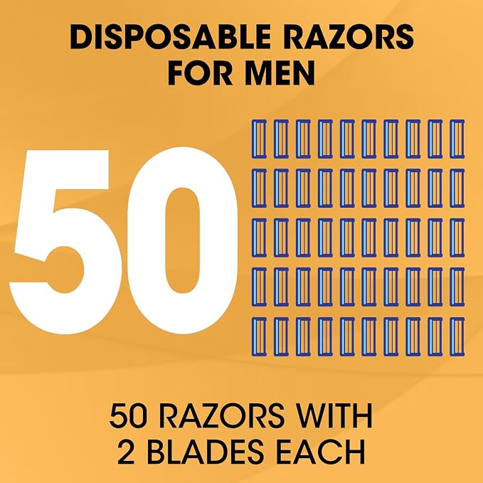 CXYARY 50 Pcs Disposable Razors - Image 2