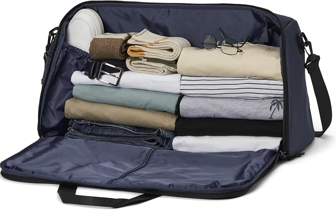 Halfday Convertible 2-in-1 Garment Duffel Weekender Bag 45L | Wrinkle-Free - Image 3