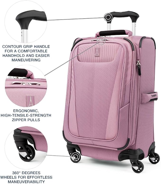 Travelpro Maxlite 5 Softside Expandable Carry-On Luggage - Image 2