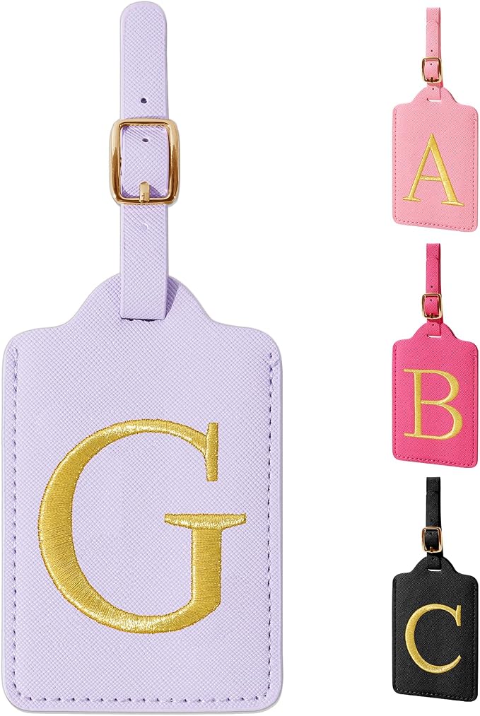 Personalized Initial Luggage Tags by izuzta