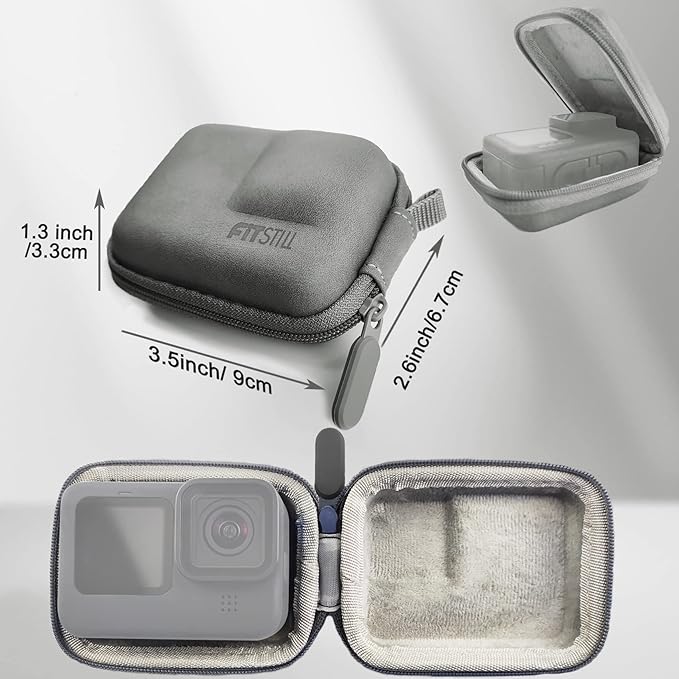 FiTSTILL Grey PU Mini Carrying Case - Image 7