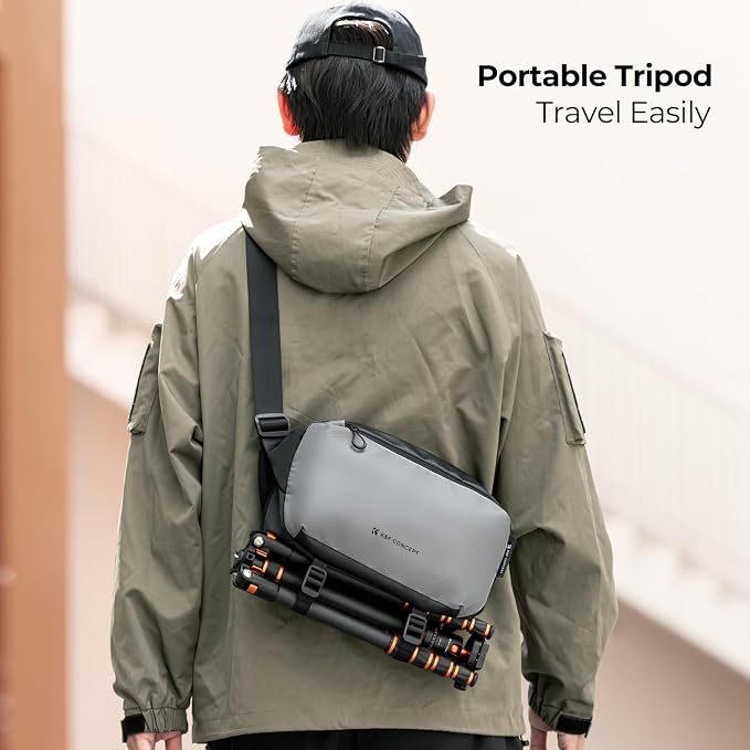 K&F Concept 2 in 1 Sling Bag Everyday Shoulder Bag & Multifunction Photography - Image 5