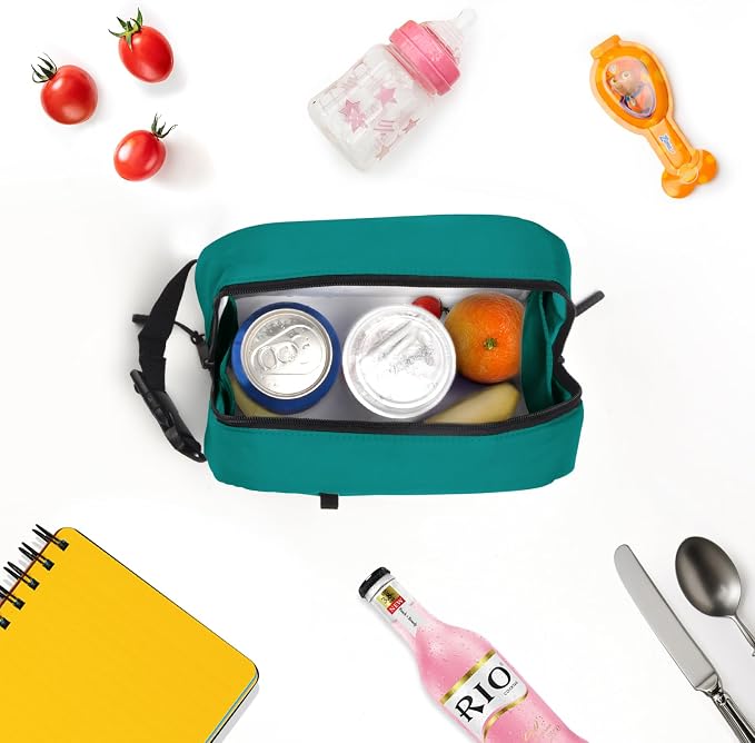 Cerbonny Freezable Lunch Bag for Work School Travel, Leak-proof Small Lunch Bag - Image 5