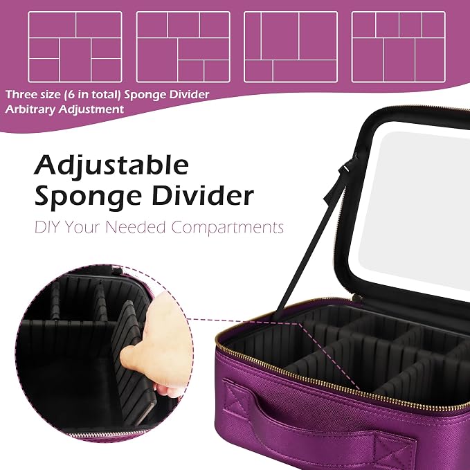 MOMIRA Travel Makeup Bag Cosmetic Bag Makeup Organizer Bag - Image 4