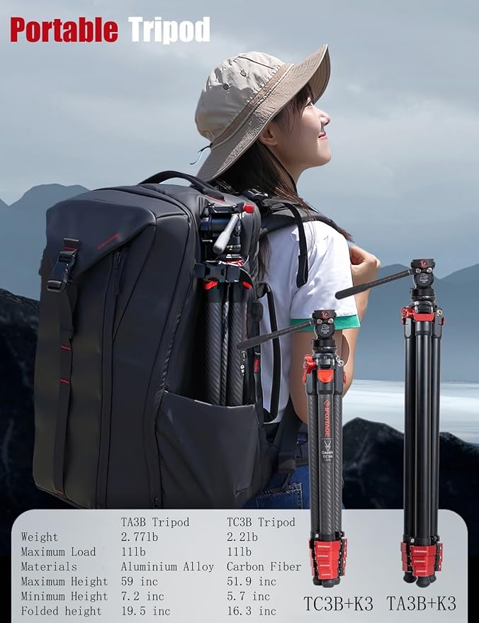 IFOOTAGE Gazelle TA3B+Komodo K3 Aluminum Camera Tripod - Image 5