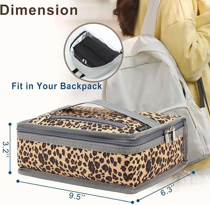 FlowFly Small Insulated Lunch box Portable Soft Bag Mini Cooler Thermal Meal - Image 4