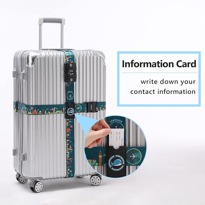 Travelkin Luggage Straps TSA Approved - Image 4