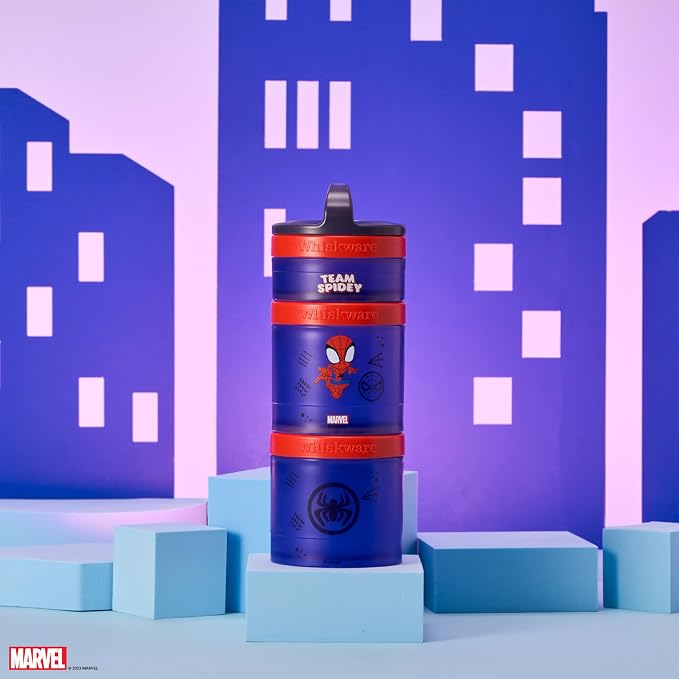 Whiskware Spider-Man Team Spidey Stackable Snack Containers - Image 6
