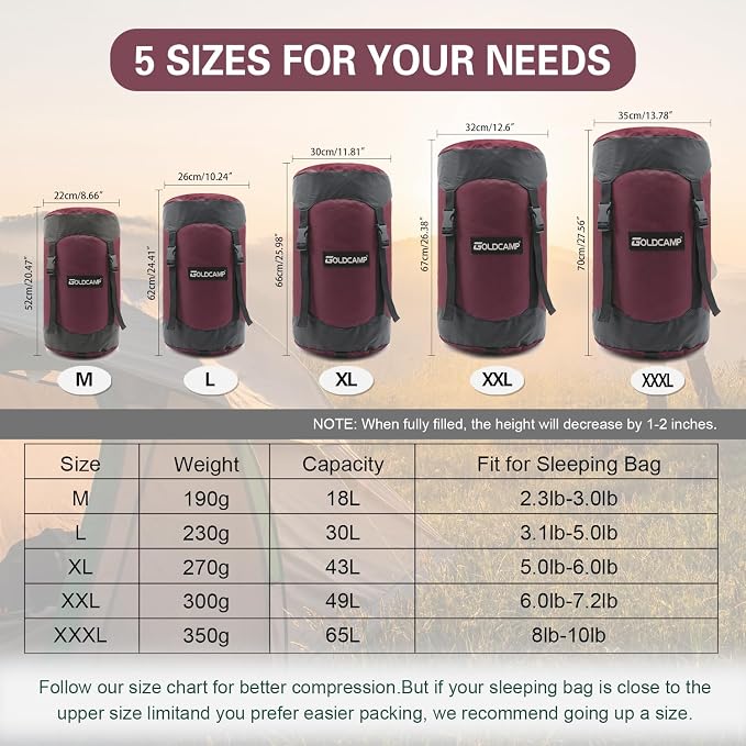 Outdoor Storage Stuff Sacks, Camping Gear Organizer - Image 3