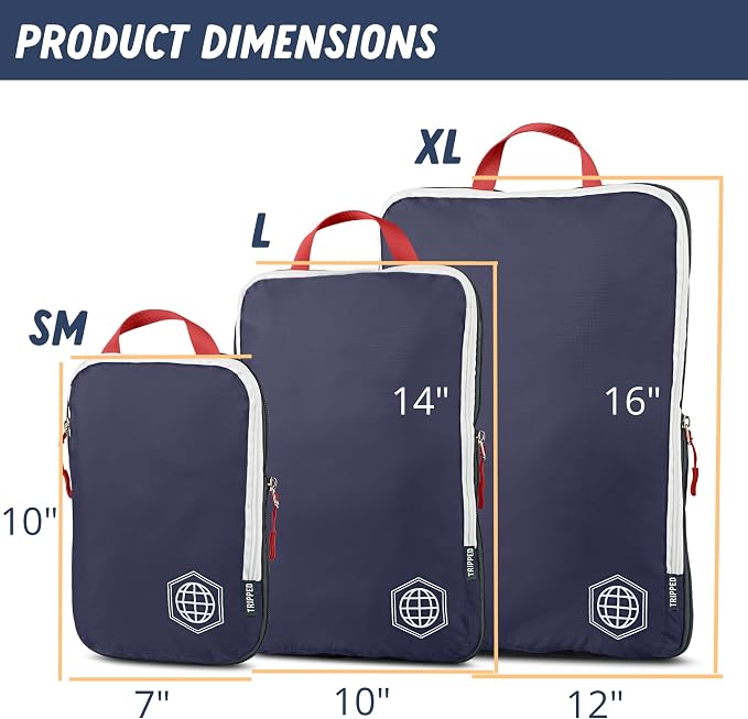 Large Compression Packing Cubes 6 Piece Set - Image 8