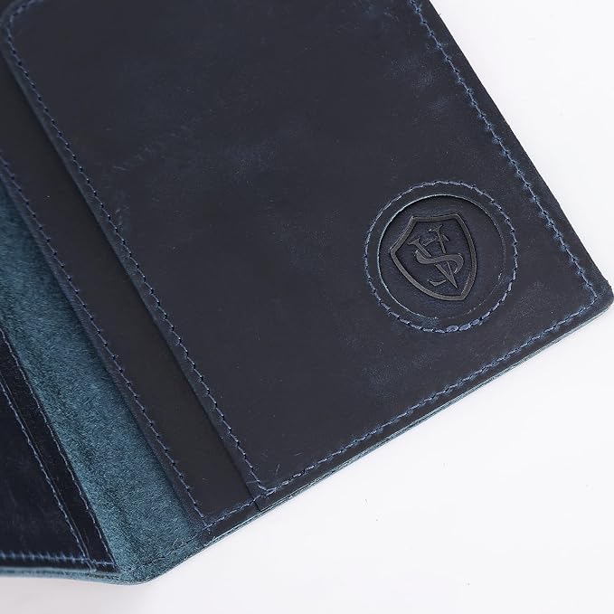 STAR VISTA Albatross Leather Travel Passport Holder, Minimalist Design - Image 8