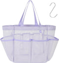F-color Mesh Shower Caddy Portable, Upgrade Deeper 7 Pockets Shower Bag Basket by F-color