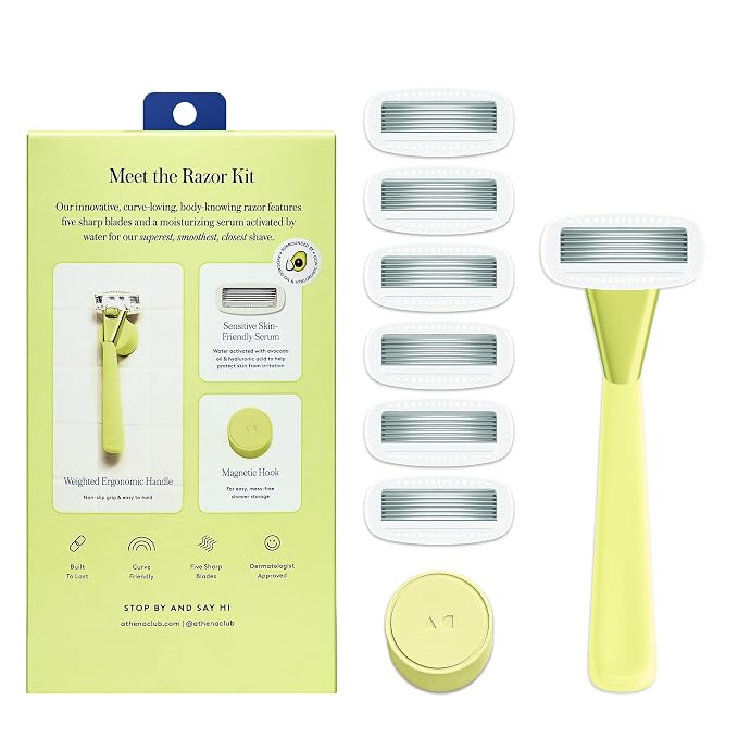 Women's Razor Shave Kit, 1 Matchpoint Razor Handle + 6 Blade Refills - Image 2