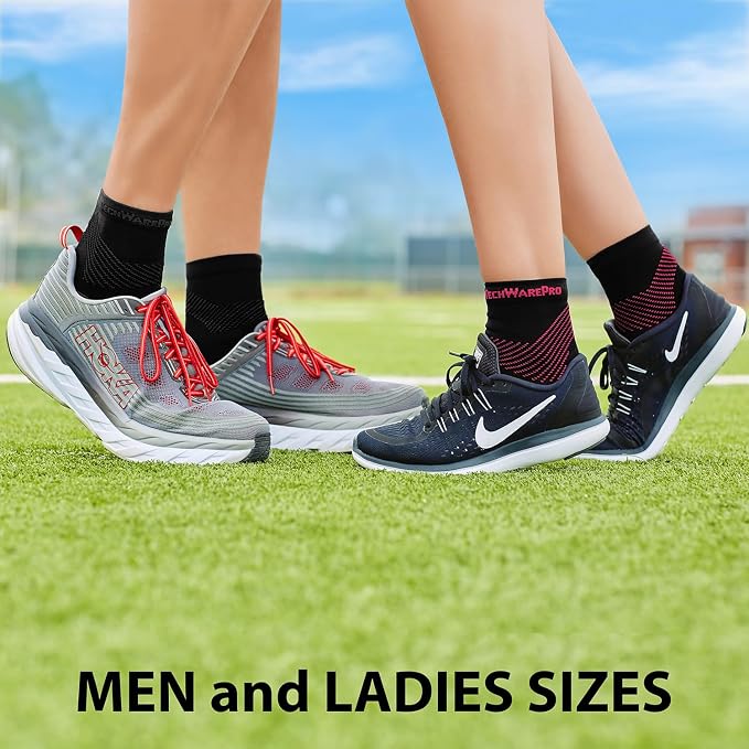 TechWare Pro Plantar Fasciitis Socks – Cushion Ankle Compression Socks Women & - Image 4