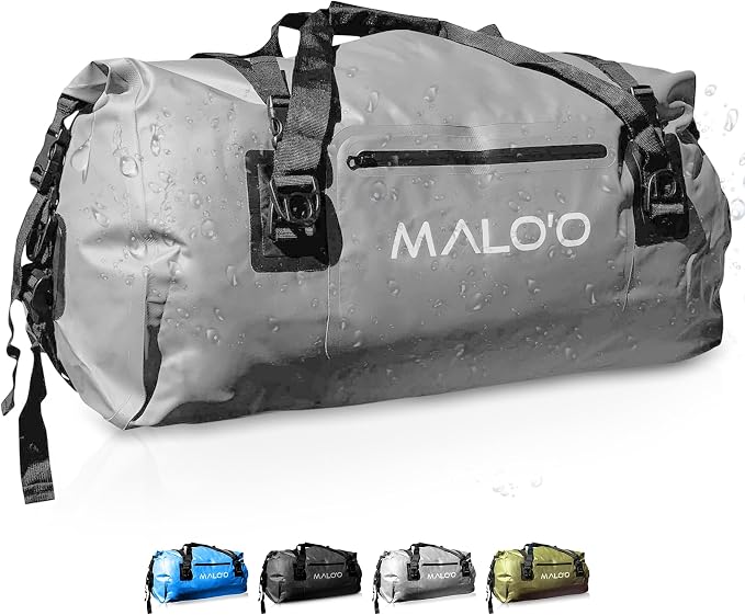 Malo'o Waterproof Dry Bag Duffel 40L/60L/100L, Roll Top Duffel Keeps Gear Dry by Maloo