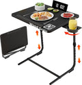 Adjustable TV Tray Black Dinner by NUTIKAS