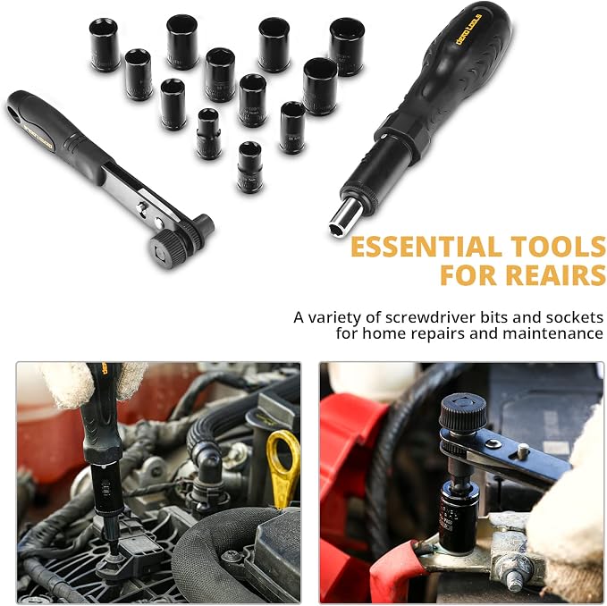 DEKOPRO 150 Piece Tool Set, General Household Hand Tool Kit, Home Repair Tool - Image 4