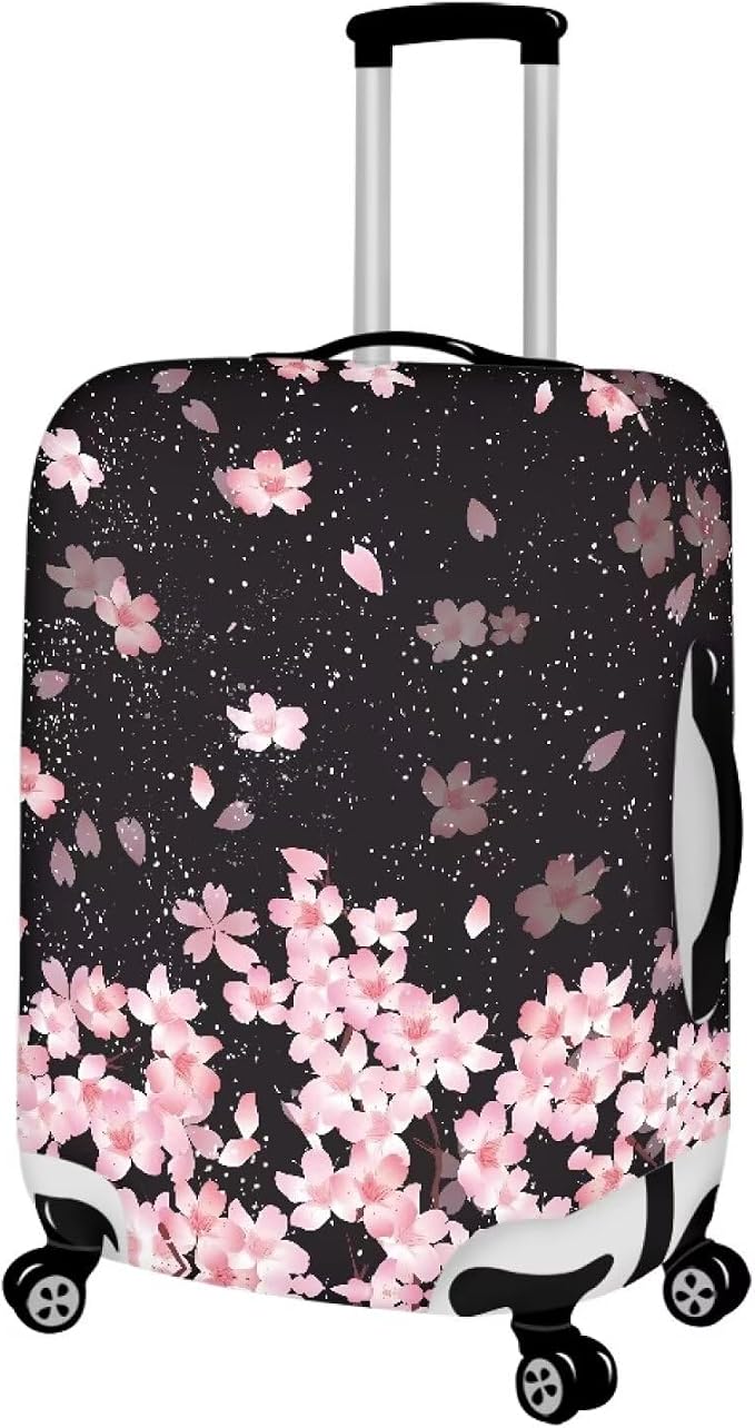 Cherry Blossom Luggage Covers Protector Elastic Trolley Baggage Case Fit 18-21 - Image 2