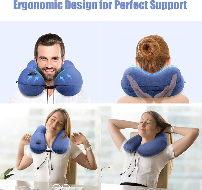 urophylla Inflatable Travel Neck Pillow - Image 2