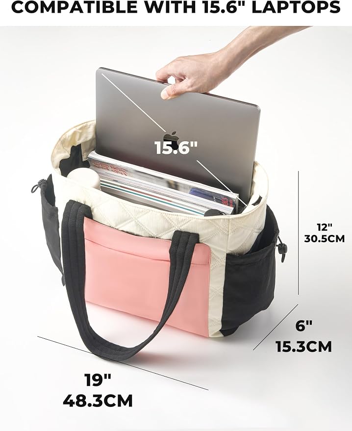 Tote Bag for Women, Lightweight Puffer bag - Image 6