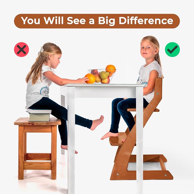 FORNEL Adjustable Wooden High Chair - Image 5