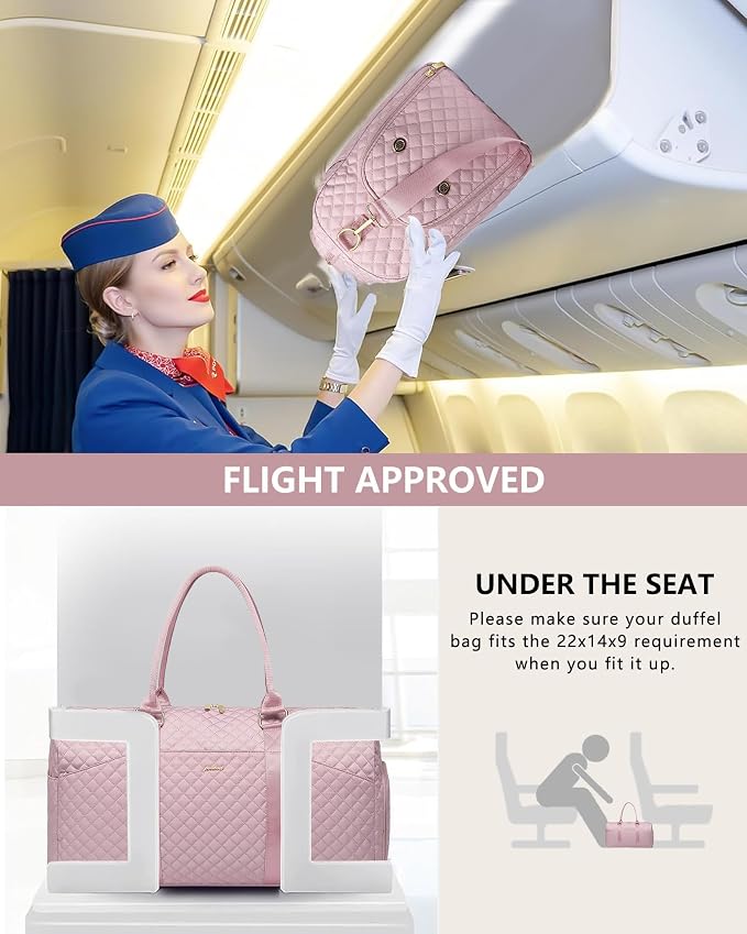 Women Duffle Weekender Travel Bag: Large Duffel Bags - Image 6