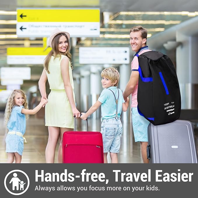 Car Seat Travel Bag Backpack for Air Travel - Image 6